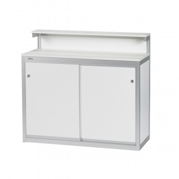 Bar and information counter Novo, white