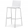 Bar Stool Kuadra, white