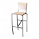 Bar Stool Pico, natural wood