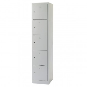 Safety cupboard, 5 boxes, grey