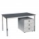 Desk 120, grey