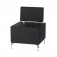 Seating-Element Multi II (with backrest), black