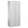 Locker, 2 compartments, grey