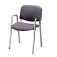 Chair Dublin with armrests, anthracite